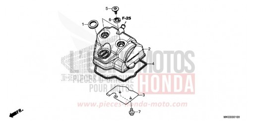COUVERCLE DE CULASSE CRF450RXL de 2020
